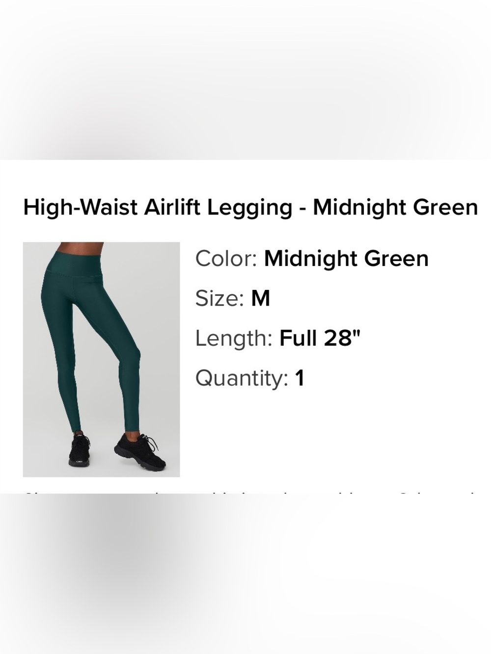 Alo High-Waist Airlift Legging - full length